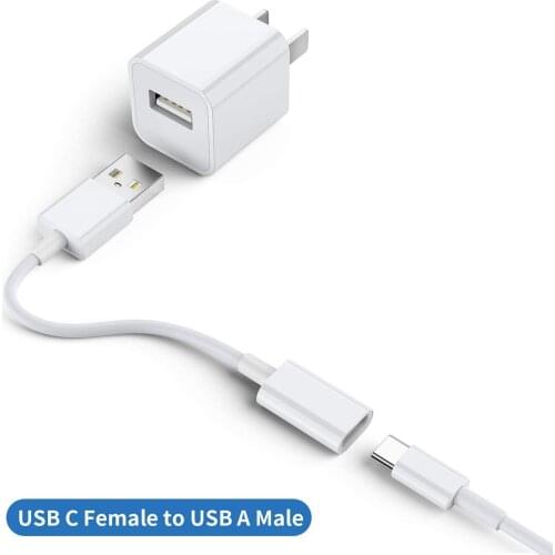 3Pcs USB Type C Cable Wire Charging Cable USB C Female To USB Male Adapter Charger Cable Adapter Charger Data Cable Adapter