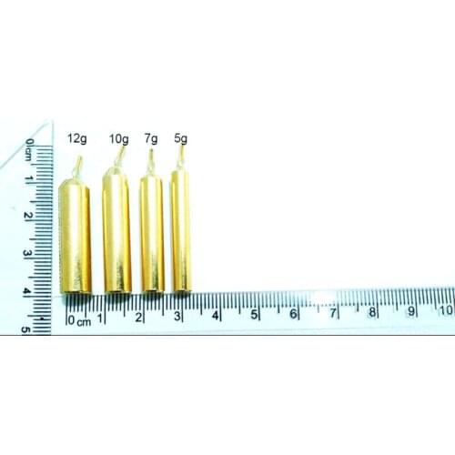 AP10 Stick Copper Weight with Pinch 1.8g/3.5g/5g/7g/10g Copper Fishing Weight Sinkers Lure Accessories