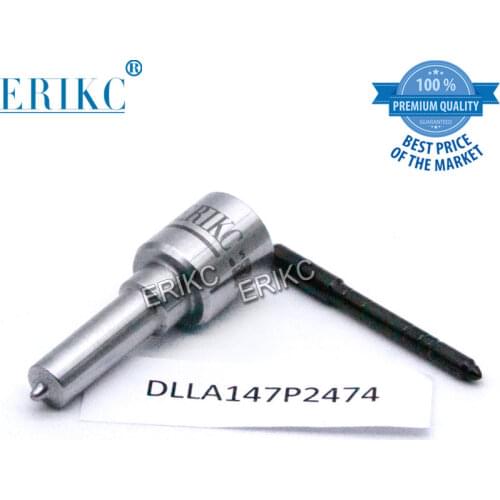 Erikc Auto Fuel Injector Dlla 147 P 2474 Spray Gun Nozzle Dlla147 P2474 Diesel Injector Black Needle Dlla 147p 2474