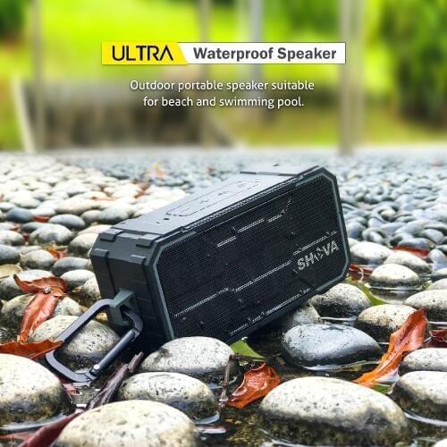 Wireless Bluetooth Speaker, Outdoor Portable Stereo Speaker, Built-In Dual Driver Speakerphone, Handsfree Calling, IPX6,SD Card