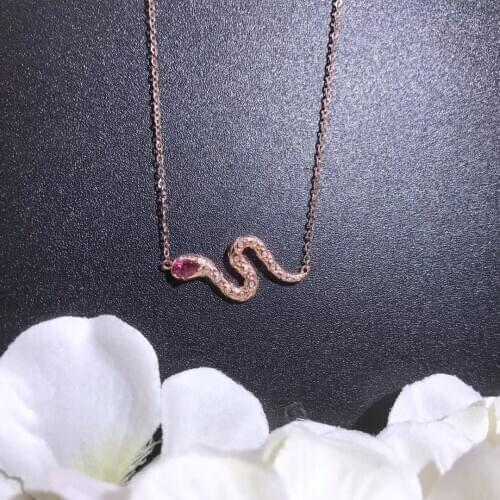 Gothic Animal Snake Pendant Necklace for Women High Quality Copper Zircon Choker Necklace Trendy Female Party Jewelry Bijoux