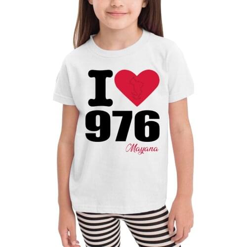 976 MAYOTTE Classic Childrens T-shirt Funny Graphic R278 Tshirt USA Size