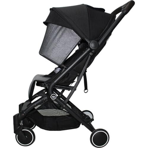 Baby Stroller Luxury Breathable Lightweight Pram Adjustable Aluminium Alloy Travel Folding Portable Baby Carriage