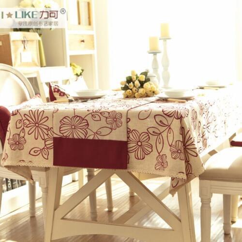 LIKE force can be high-grade linen tablecloths embroidered tablecloth Bugaboo coffee table cloth table cloth classical Original