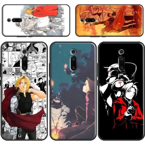 Edward Fullmetal Alchemist Phone Case For Xiaomi Mi 11 Ultra 9 10 Lite A3 9T 10T Pro Cover For POCO X3 F3 F2 M3 Pro