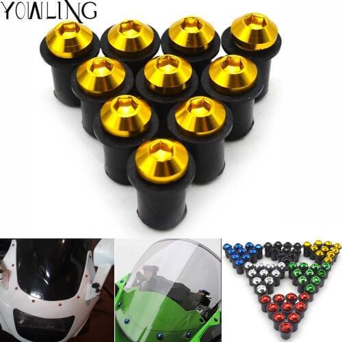 Motorcycle Customized Windshields Universal Fairings Bolt Screws for Kawasaki HONDA SUZUKI BMW Yamaha R1 R3 R6 MT09 MT07 TMAX530