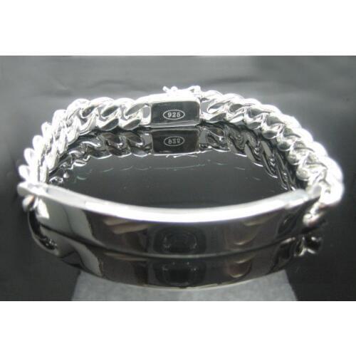 Drop SHIPPING,wholesale 925 STERLING SILVER 10MM WIDE Mens BRACELET ,925 silver jewelry ,925 silver fashion bracelet