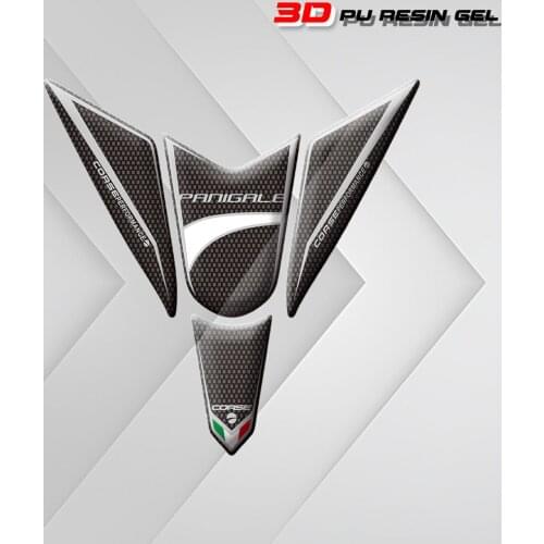 For Ducati Panigale 1299 S 959 2015-2016 3D Motorcycle Tank Pad Protector Sticker Fish Bone Sticker Tank Pad Fish Bone Sticker