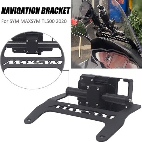NEW Motorcycle For SYM MAXSYM TL 500 TL500 2020 Front Phone Stand Holder Smartphone Phone GPS Navigation Plate Bracket
