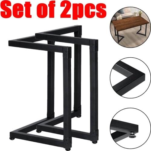 2pcs Industrial Steel Table Legs Metal V-Shape Frame Home Furniture Legs Coffee Tables Stand Feet Desk Leg Furniture Accessories