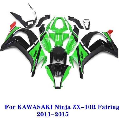 ABS Injection Full Fairings For Kawasaki ZX-10R ZX10R 2011 2012 2013 2014 2015Motorcycle Bodywork Fairing Kits black white green