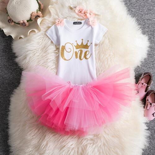 Unicorn Baby 1 Year Birthday Dress for Infantli Girls Baby Clothes Tutu Dresses Party Girls' Clothing Vestido Outfits 12M Wear