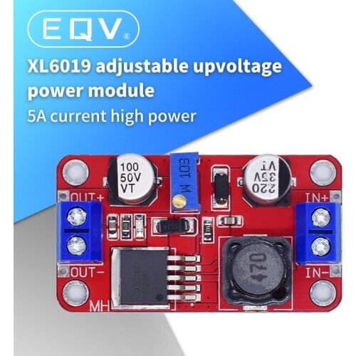 XL6019 DC-DC Booster module Power supply module output adjustable Super LM2577 XL6009 step-up module output 5V 12V 24V adjustabl