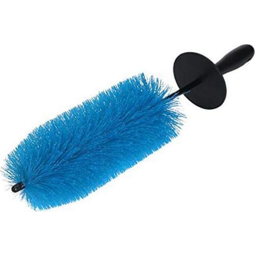 Car Wheel Wash Brush Handle Vehicle Tire Cleaning Brush Elasticity Blue Brush For Car Washer remarkable