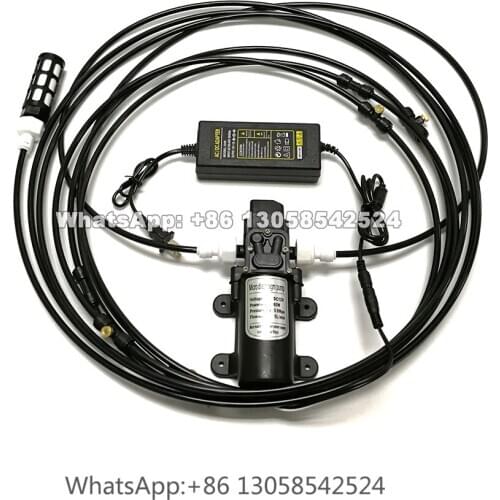 6m Low Pressure Fog System with Pump, Low Pressure Mist System, Air Disinfection Machine, Fogging Machine Sprayer