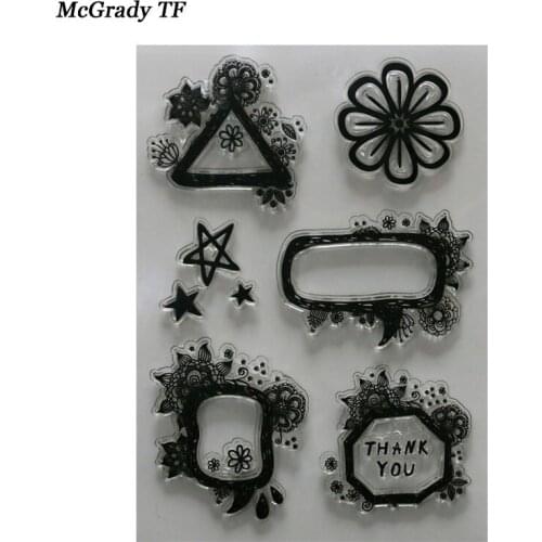 THANK YOU Scrapbook DIY Photo Cards Rubber Stamp Seal Stamp Christmas Greeting Card Decor Stamp Decoration Supplies Clear Stamp