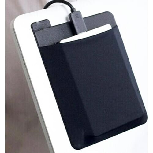 Portable Adhesive Solid Color Laptop Back Storage Bag Accessories Organizer Laptop Back Storage Bag Accessories Organizer