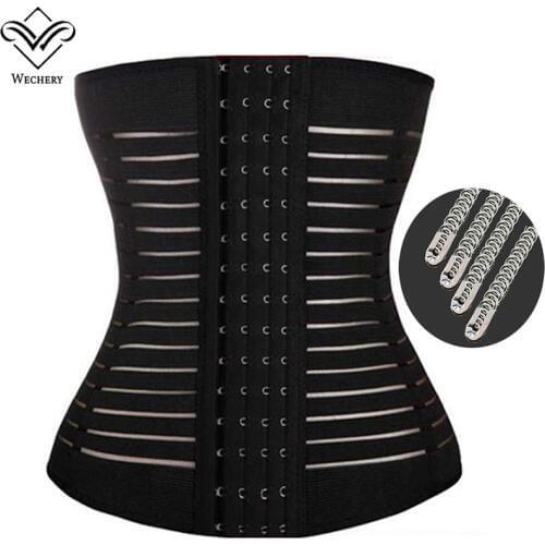 Waist Trainer Modeling Strap Belly Slimming Sheath Belly Belt Slim Steel Bone Back Waist Cincher Plus Size Fitness Corset XS-5XL