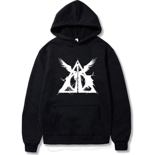 2021 Hip-pop Three Brothers Tale Deathly Hallows Couple Hoodies Long-Sleeve Clothes Hoodie Casual Daily Casual Style Streetwears
