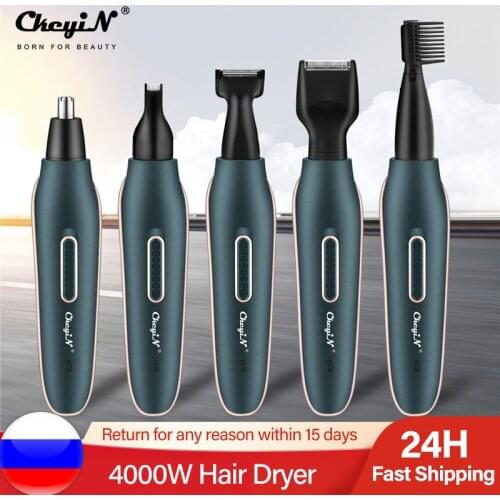 5 in 1 Nose Ear Hair Trimmer For Men Clipper Ear Face Eyebrow Nose Hair Removal Trimer Eyebrow Shaver Haircut Groomer Device