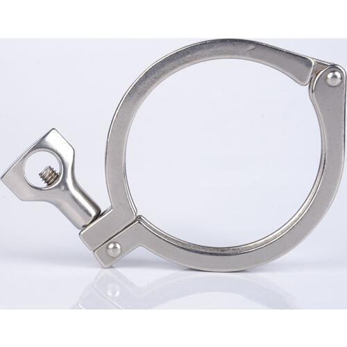 2-1/2" Tri Clamp fit OD 77.5mm Ferrule 304 Stainless Steel Sanitary Fitting Tri Clamp For Homebrew
