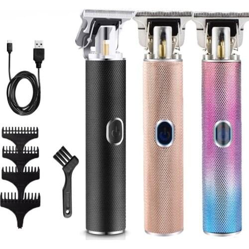 Vintage Retro T10 Electric Shaver Cordless Men Hair Trimmer Clipper Barber Salon Edge Wirless Oil Head Beard Razor VIP US