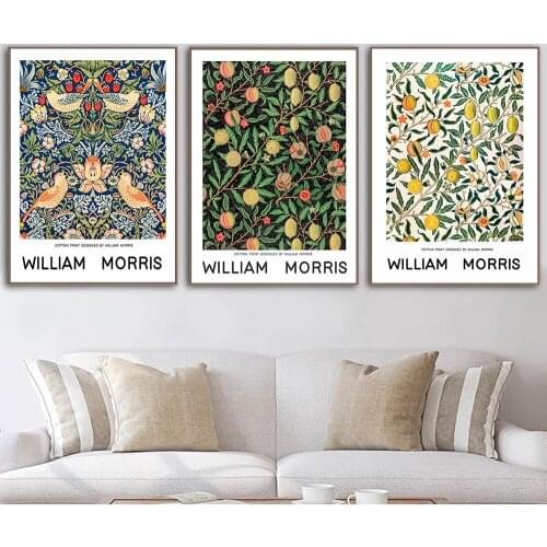 Vintage Fruit Floral Strawberry Wall Art Canvas Painting Nordic Posters and Prints Wall Pictures for Living Home Decoration