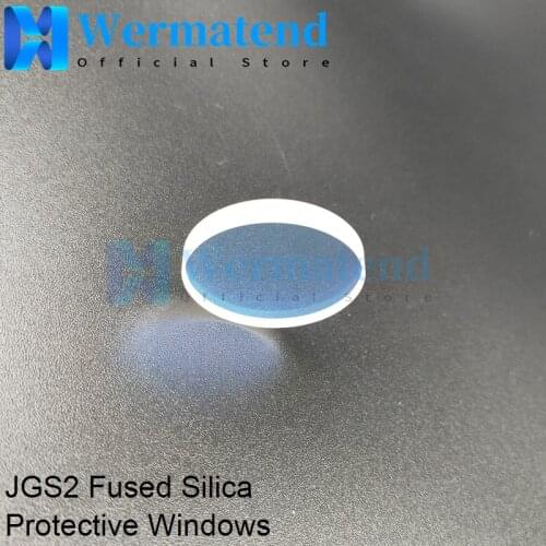 Wermatend Diameter 35mm Thickness 4mm Laser Protective Window Quartz Protection Lens 35*4MM 0-3000W Fiber Laser Cutting Machine