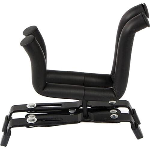 1pc Foldable Ukulele Violin Stand Holder for Violin Erhu Guzheng Soft Black