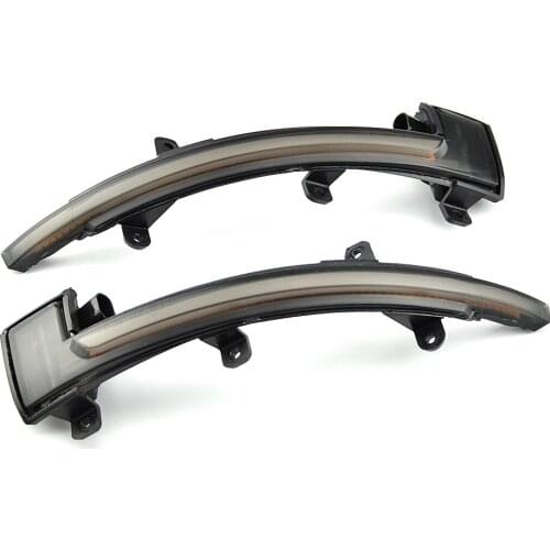 2Pcs Rearview Mirror Turn Signal Lights For For Audi TT/TTS (8J) 2007-2014 Car LED Dynamic Side Mirror Sequential Blinker Lamps