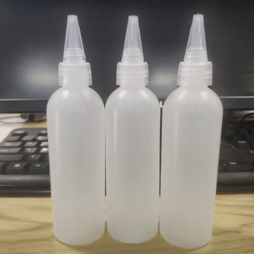 20PCS Empty 120ML Squeeze Bottles Round Refillable Packing Container for Lotion Glue Oil High Quality Glue Bottles