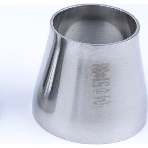 316L Stainless Steel OD 3" to 2” 76.2mm to 50.8mm Sanitary Weld Reducer Pipe Fitting for Homebrew