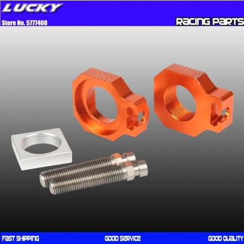 Rear Axle Blocks Chain Adjuster Block For SX SXF XCF 125-450 TC125 FC350 FC250 FC450 FS450 TC250 TX300 FX350 FX450
