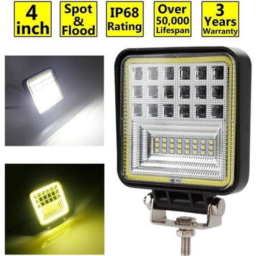 Hot style 4 "120 W with aperture off-road vehicle spotlights off-road vehicle working lights square outdoor lighting