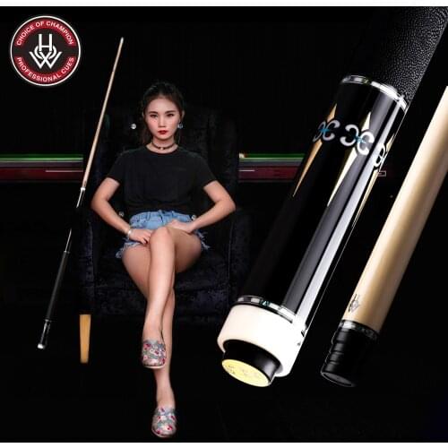 HOW Cue H-295 Billiard Pool Cue 12.5mm HOW M Tip 147cm Length Professional Maple Handmade Shaft Stick Kit with Excellent Gifts