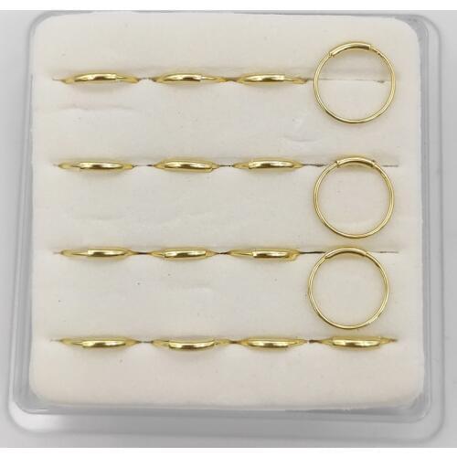 16 pcs/pack 925 Sterling Silver Nose Ring piercing nariz fashion body jewelry