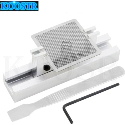 BGA reballing kit direct heating station + bga solder ball For BGA Rework and BGA steel mesh