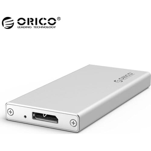 ORICO MSA-U3 mSATA Hard Drive Enclosure mSATA all aluminum mobile portable solid-state hard disk box USB3.0 Micro B interface