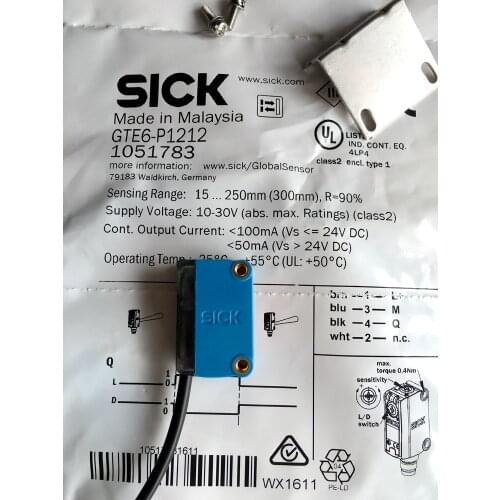 New Original 1051783 GTE6-P1212 Sick Photoelectric Switch Sensor