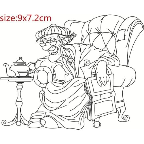 Old Man Metal Cutting Dies And Stamps Dies For Scrapbooking Album Embossing New Dies For