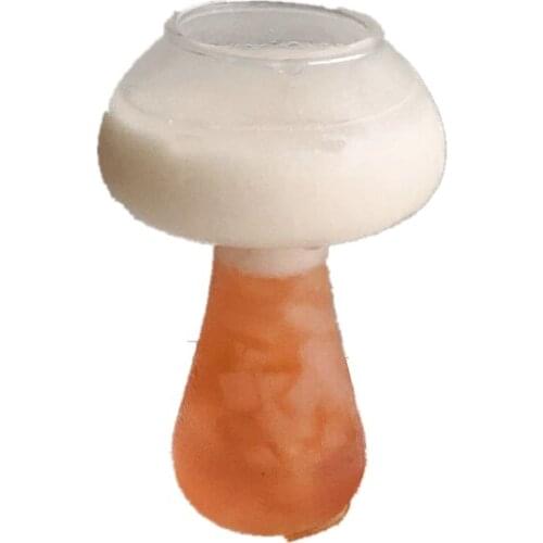 TT Super Cute Glass Mushroom Cup Heat-Resistant Milk Cup High Borosilicate Glasses Cocktail Glass