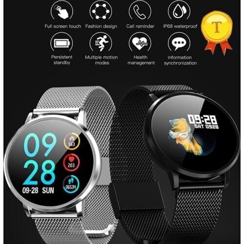 Newest Smart watch wristwatch ip68 waterproof heart rate blood pressure monitoring color screen fitness tracker smartwatch