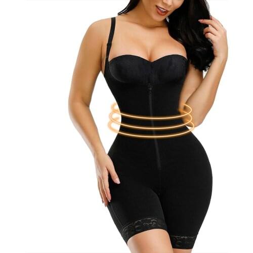 2020 NEW Women Waist Trainer Butt Lifter Shapewear Full Body Shaper Underbust Bodysuit Slimming Underwear Seamless