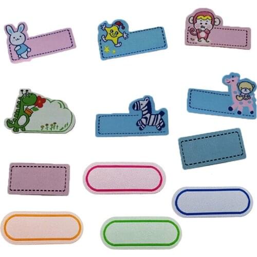 10PCS/lot Baby Name Stickers DIY Handmade Craft Sewing Patches Iron-On For Clothing Bags Decoration Supplies