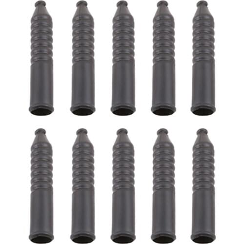 10 pcs/pack Mtb V Brake Line Protection Cover V Brake Line Rubber Hose V Brake Dust Cover Rubber Sleeve