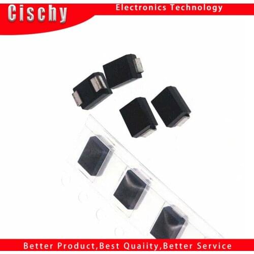 100pcs SMA 1N5817 smd 1A 20V do-214ac IN5817 Schottky diode SS12