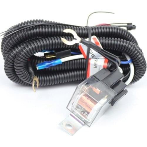 12V Compatible with Motorcycle Truck Car Grille Mount Blast Tone Horns Horn Wiring Relay Harness Universal Durable Kit W91F