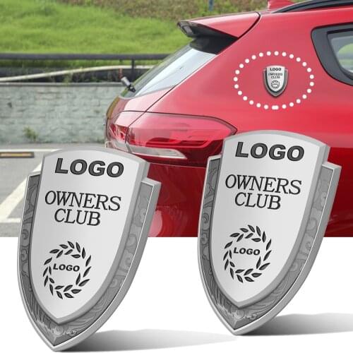 2-40 pcs For Chevrolet Spark Orlando Sonic Hatchback Lova Sail Epica Captiva Volt OWNERS CLUB Emblem Sticker 3D Car Styling