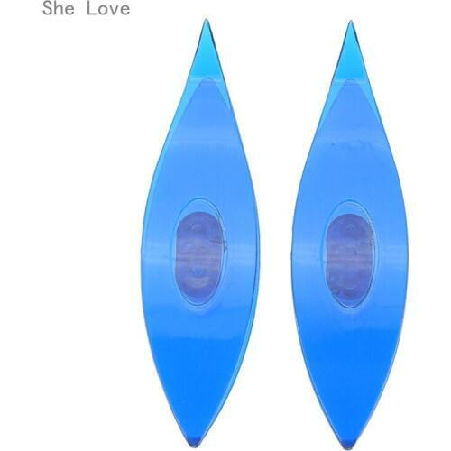 Chzimade 2pcs Plastic Tatting Shuttle Tool Hand Lace Making Craft For Sewing Tools DIY Craft Tools Accessories