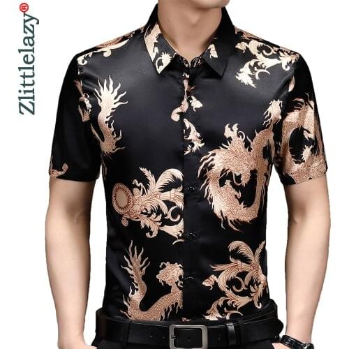 2021 designer floral mens shirts for men clothing korean fashion summer short sleeve shirt luxury dress casual clothes jersey 22